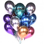 Metallic Latex Balloons with Logo