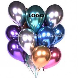 Metallic Latex Balloons with Logo  Metallic Latex Balloons with Logo