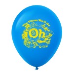 Personalized 10" Custom Printed Latex Balloons - Standard Colors