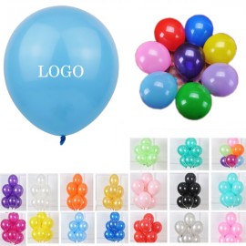 10" Multicolor Latex Balloon with Logo