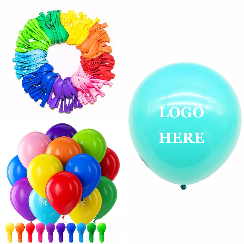 12" Latex Balloon with Logo 12" Latex Balloon with Logo