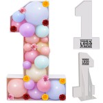 35.4 x 7.87 x 47.24 Inches No 1 Model Balloon Frame with Logo