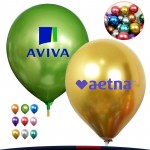 Metallic Color 12" Latex Balloons with Logo
