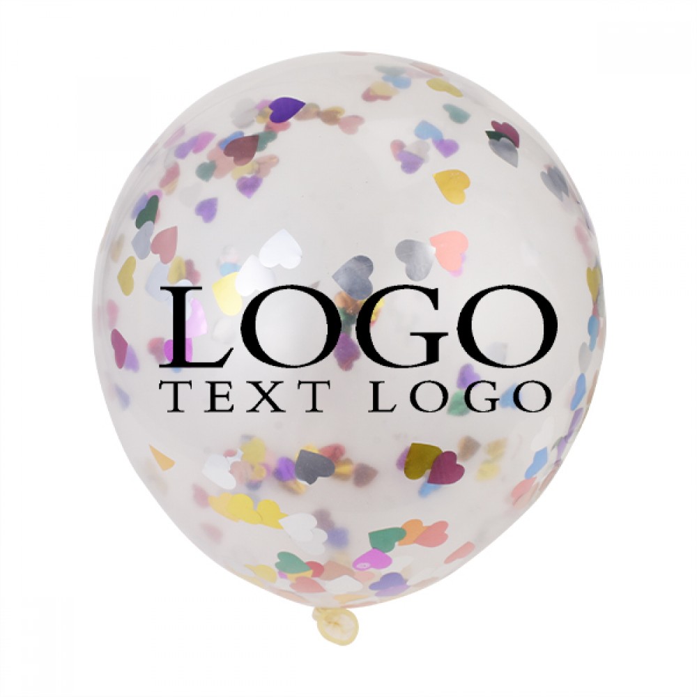 Personalized Transparent Latex Confetti Balloons Personalized Transparent Latex Confetti Balloons