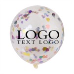 Personalized Transparent Latex Confetti Balloons