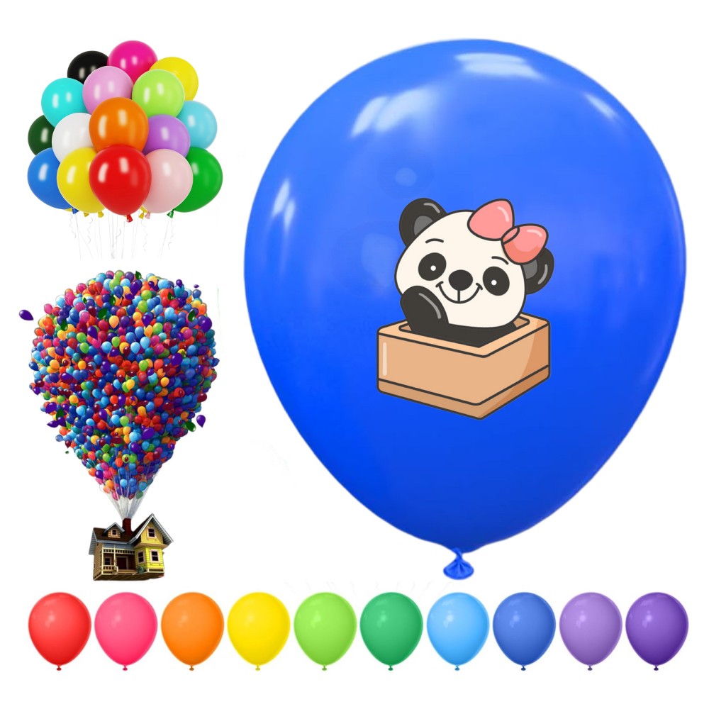 Logo Branded Full Color Custom 12" Thicken Latex Balloon Party Favor Logo Branded Full Color Custom 12" Thicken Latex Balloon Party Favor