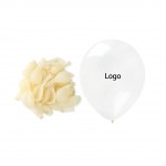 100pcs Custom Clear Latex Party Balloons with Logo