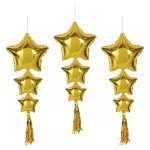 Star Balloons w/Tassels with Logo