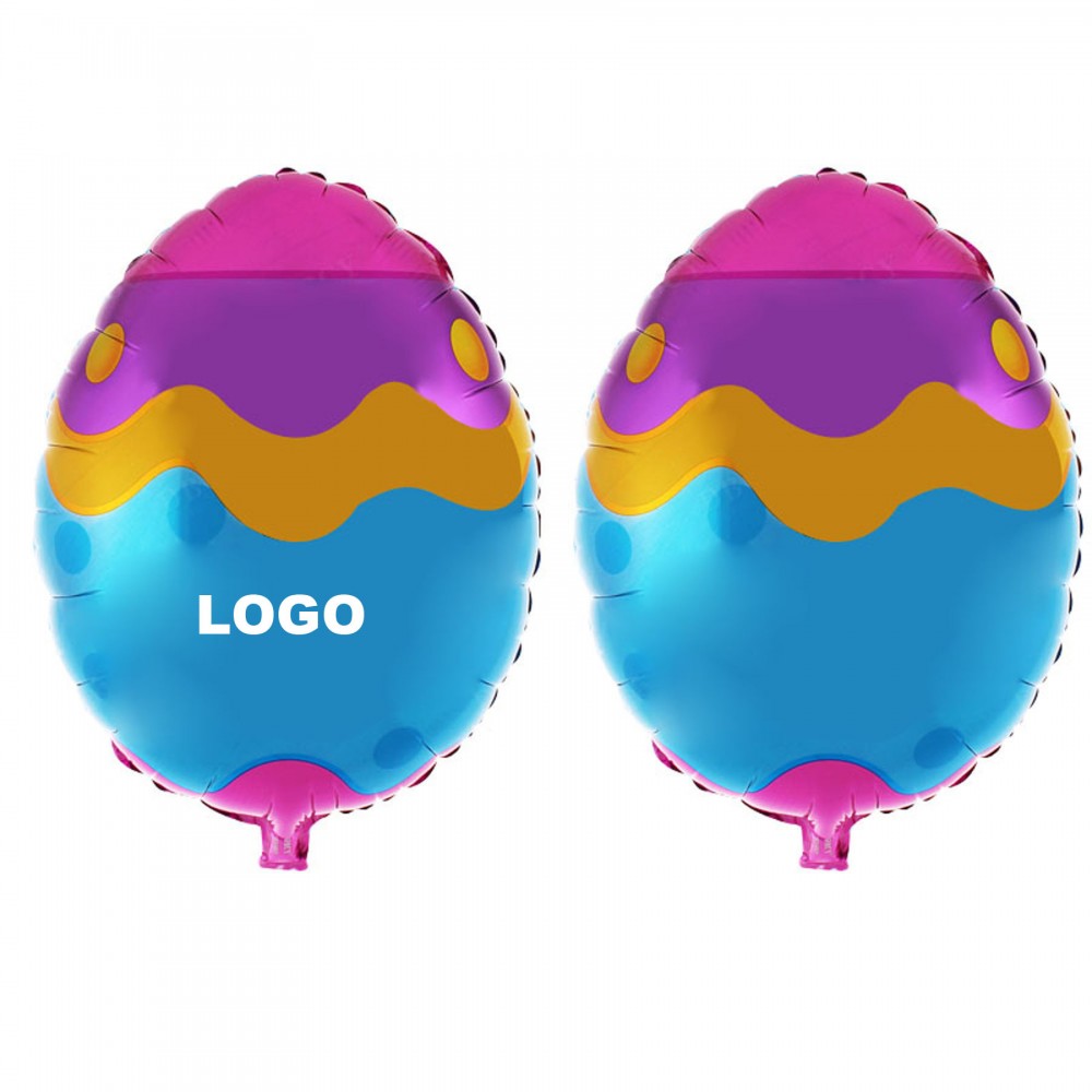 Logo Branded Elliptical Mylar Balloon