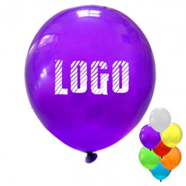 11" Biodegradable Natural Latex Balloon with Logo