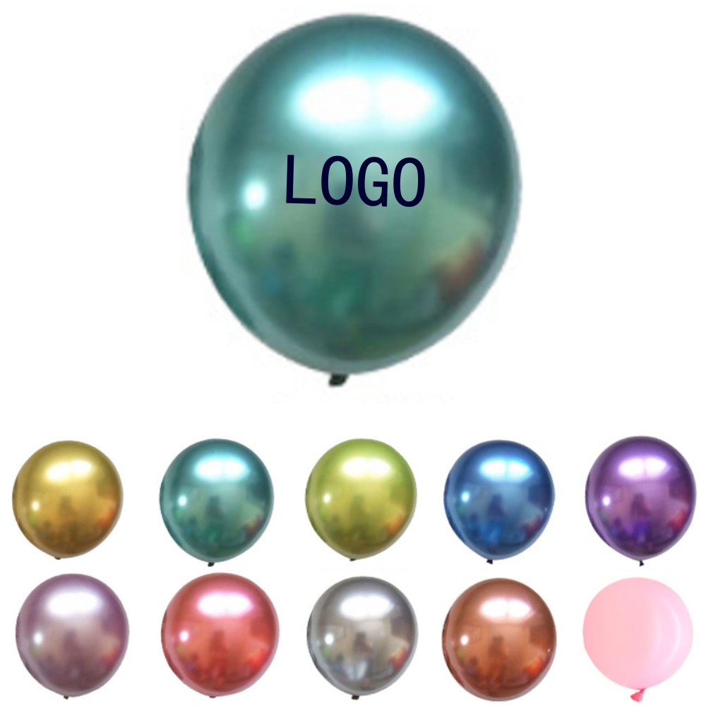 Logo Branded Colorful Balloons