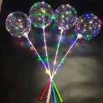 Personalized Colorful Lights Up Christmas Party Decorate Lollipop Balloon