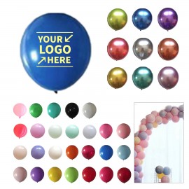 Logo Branded 12" Party Macaron Colored Balloons