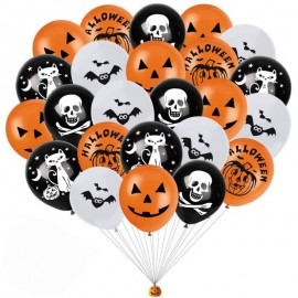 Custom 22 Inch Biodegradable Hallowmas Latex Balloons with Logo