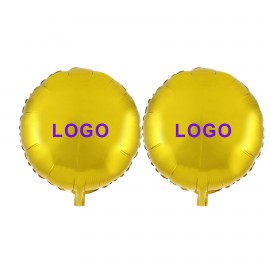 18" Round Mylar Balloon with Logo