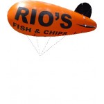 Personalized 17' PVC Helium Blimp (No Graphics)See options for graphics