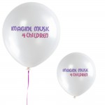 9" Latex Balloon (2 Color) with Logo