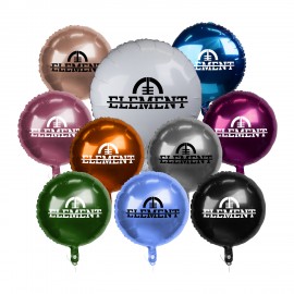 Custom 18" Circle-Shaped Mylar Balloon (1 Color Imprint)  Custom 18" Circle-Shaped Mylar Balloon (1 Color Imprint)