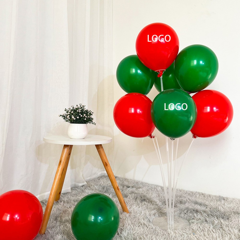 10Inch Thickened Christmas Balloon with Logo