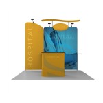 Custom Imprinted 10ft Wave Display Series - A Type
