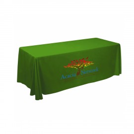 Logo Branded 8 ft Trade Show Tablecloth With Logo Printing  Logo Branded 8 ft Trade Show Tablecloth With Logo Printing
