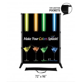 Personalized Adjustable Display Replacement Graphic w/Deluxe Fabric (120"x96")
