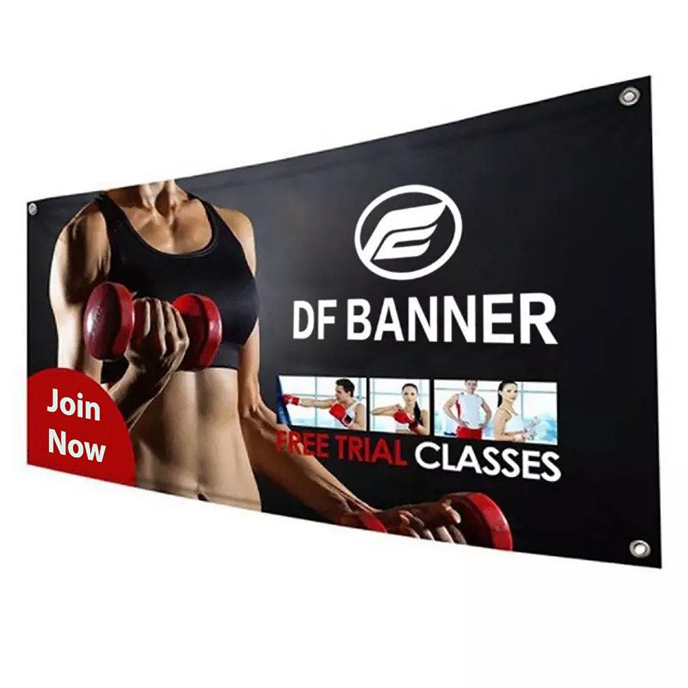 Wrinkle Free Fabric Banner with Logo