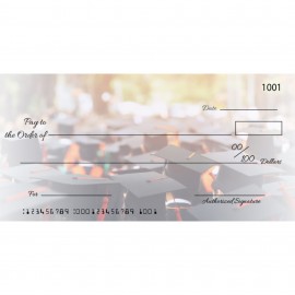 Logo Branded Custom Graduation Big Checks