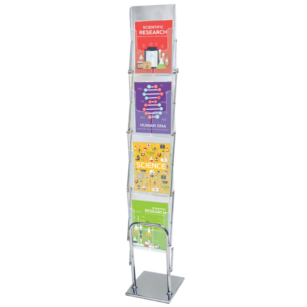 Logo Branded Clear View Literature Display Logo Branded Clear View Literature Display
