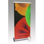 Logo Branded Tabletop Retractable Banner Stand