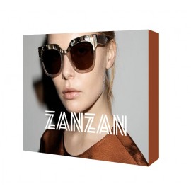 Premium 8' Fabric Pop Up Display with End Cap (Straight) Custom Printed