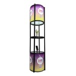 Logo Branded Aluminum Alloy Folding Display Column