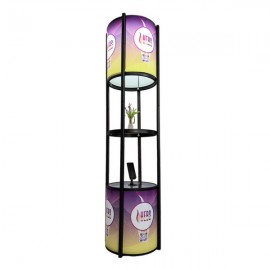 Logo Branded Aluminum Alloy Folding Display Column