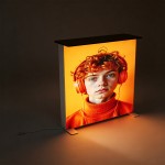 Customized PVC SEG Lightbox Counter(Frame+Fabric)