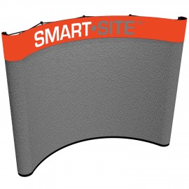 10' Curved Show 'N Rise Header Panel with Logo