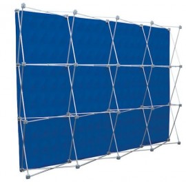 Deluxe GeoMetrix 12-Quad Back Wall Panel with Logo