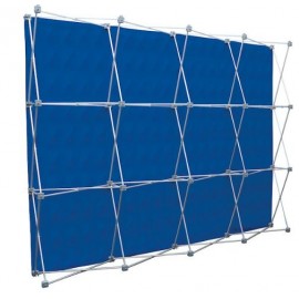 Deluxe GeoMetrix 12-Quad Back Wall Panel with Logo  Deluxe GeoMetrix 12-Quad Back Wall Panel with Logo