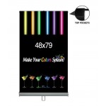 Retractable Stand Set Replacement Graphic (48"x79") with Logo