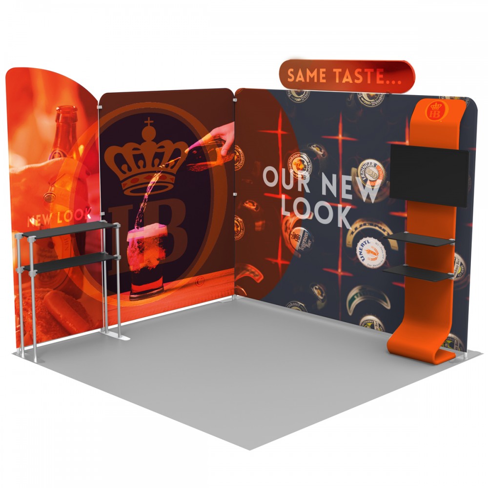 10ft Wave Display Series - D Type Custom Printed 10ft Wave Display Series - D Type Custom Printed