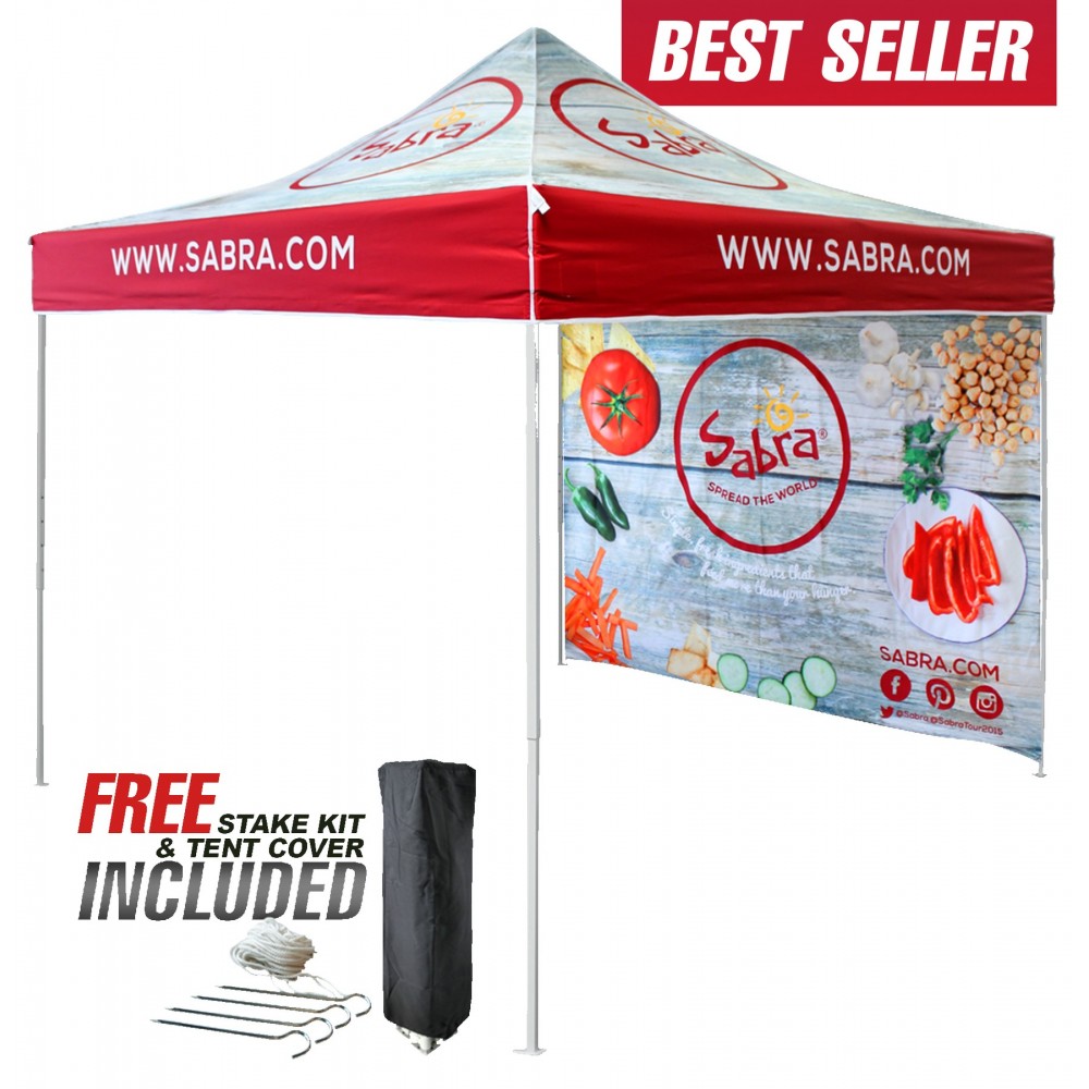 Custom Printed 10'x10' V5 Commercial Steel Printed Tent & Wall Custom Printed 10'x10' V5 Commercial Steel Printed Tent & Wall