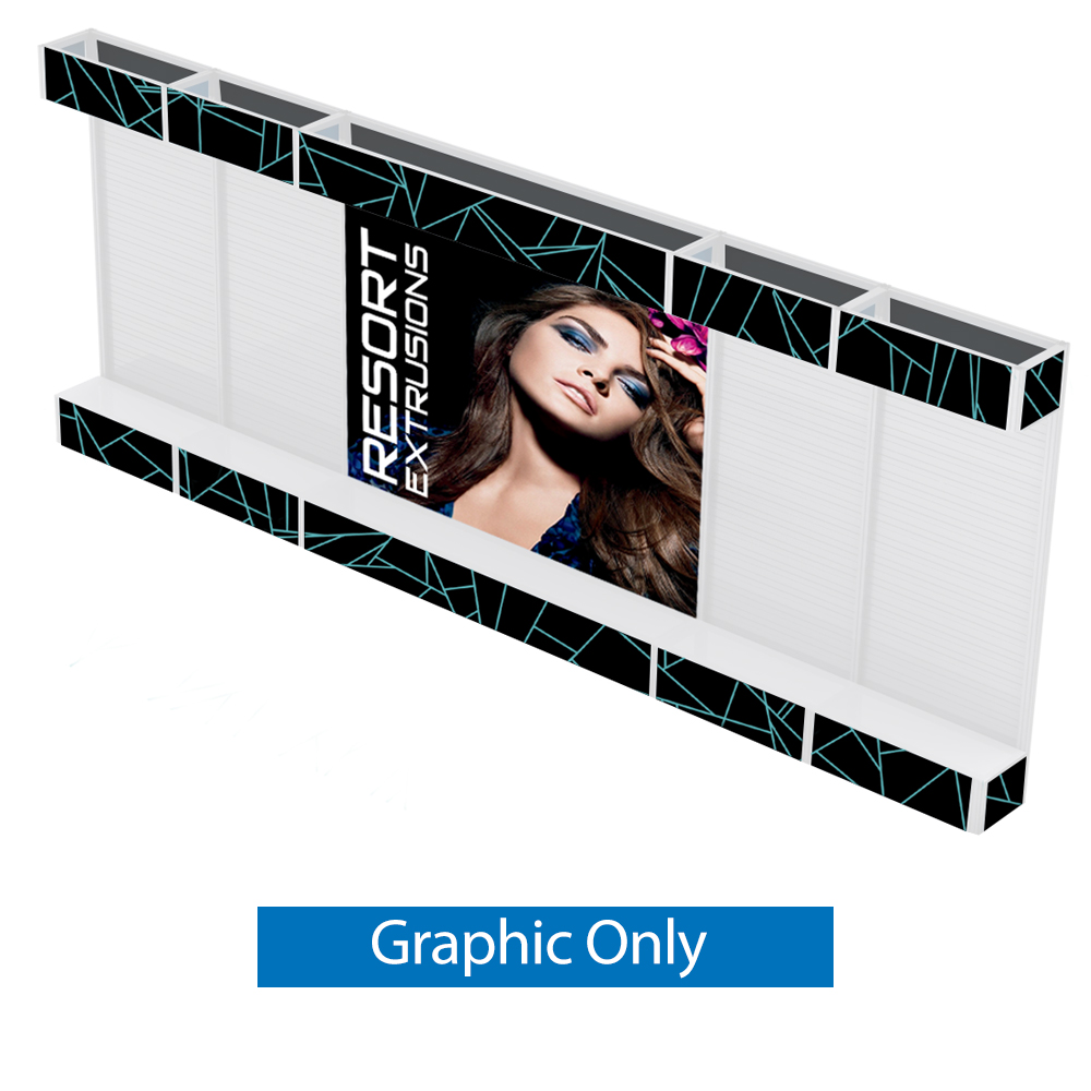 Custom Imprinted Alpine Booth Configuration F - graphic only Custom Imprinted Alpine Booth Configuration F - graphic only