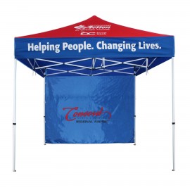 Logo Branded 10'x10' Display Tent With Back Full Wall