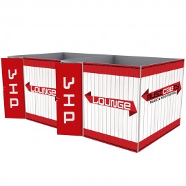 20 x 10 ft. Modco 15 Modular Display with Logo  20 x 10 ft. Modco 15 Modular Display with Logo