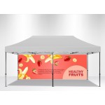 Logo Branded 10'x20' Tent Full Wall Panel (With Tent Purchase)