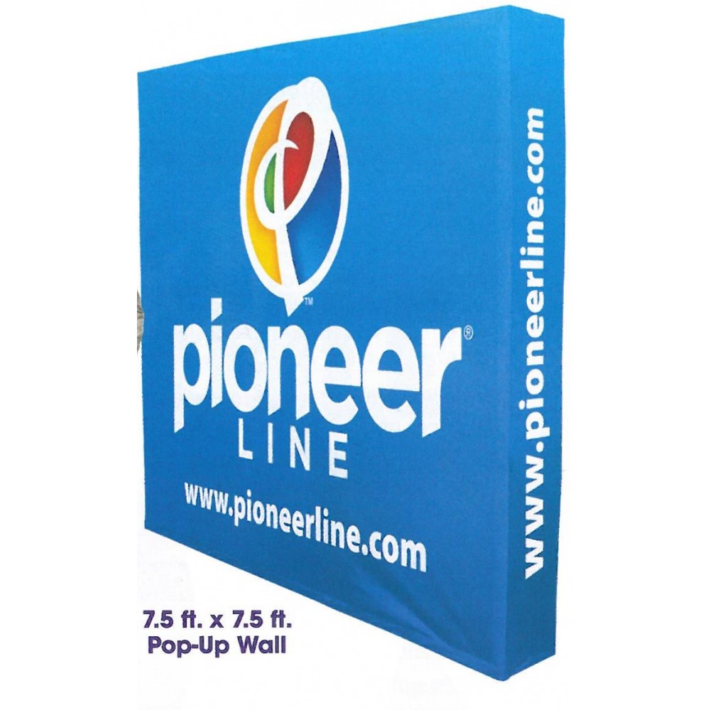 Custom Imprinted 5 ft. W x 7.5 ft. H Pop Up Wall REPLACEMENT BANNER Custom Imprinted 5 ft. W x 7.5 ft. H Pop Up Wall REPLACEMENT BANNER
