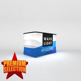 WaveLight Air Backlit Inflatable Counter - Rectangular Mini with Logo  WaveLight Air Backlit Inflatable Counter - Rectangular Mini with Logo