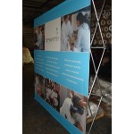 Banner Including Made in USA Pop-up Stand Custom Printed