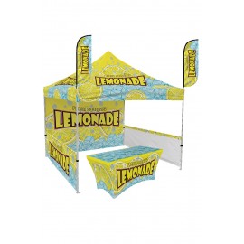 10ft x 10ft Custom Canopy Tent - Experience Gold Package with Logo  10ft x 10ft Custom Canopy Tent - Experience Gold Package with Logo
