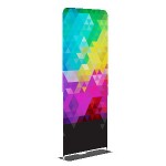 Logo Branded Tension Fabric Stand - 48" x 90" - 24 Hr Service