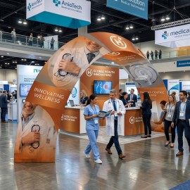 3D Semicircular Archway with Logo